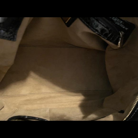 MCM Jacquard Black & White croc & snake skin bag. - Picture 2 of 15